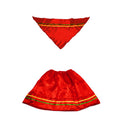 Traje Nortino Niña Rojo 1 Unidad