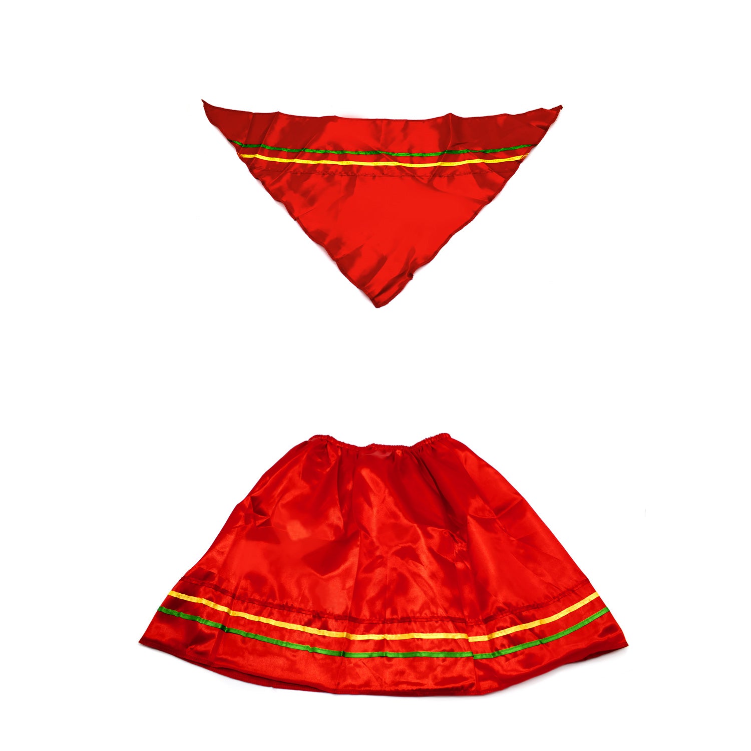 Traje Nortino Niña Rojo 1 Unidad