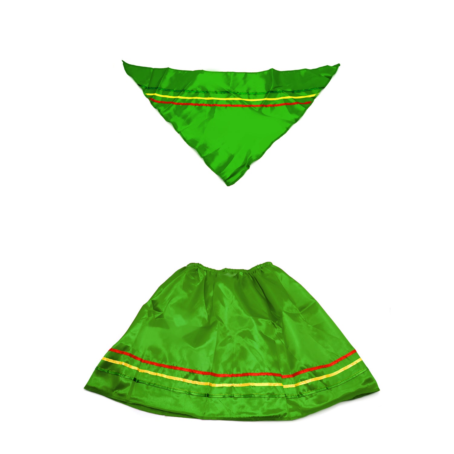 Traje Nortino Mujer Verde
