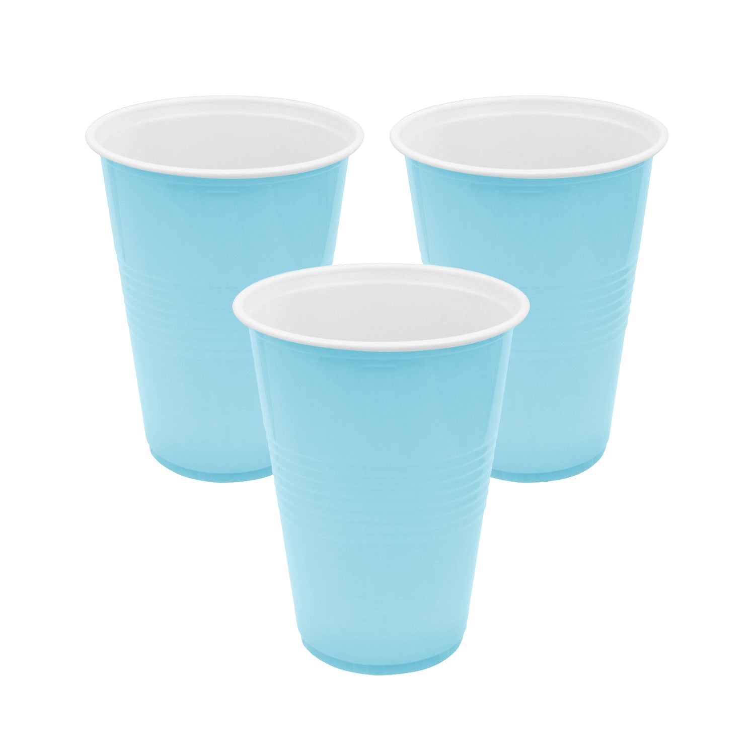 VASO CELESTE 450ML X10UNI
