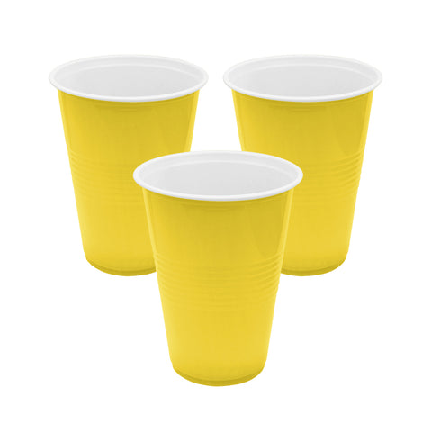 VASO AMARILLO 450ML X10UNI