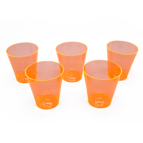 Vaso Shot Acrilico 60ml Naranjo X20uni
