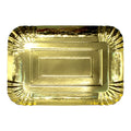 Bandeja Carton Rectangular 25x35cm Dorado x1 uni