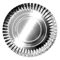 Bandeja Carton Redondo 30cm Plateado x1 uni
