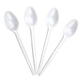 Cuchara Plastica Para Café Blanco X100uni