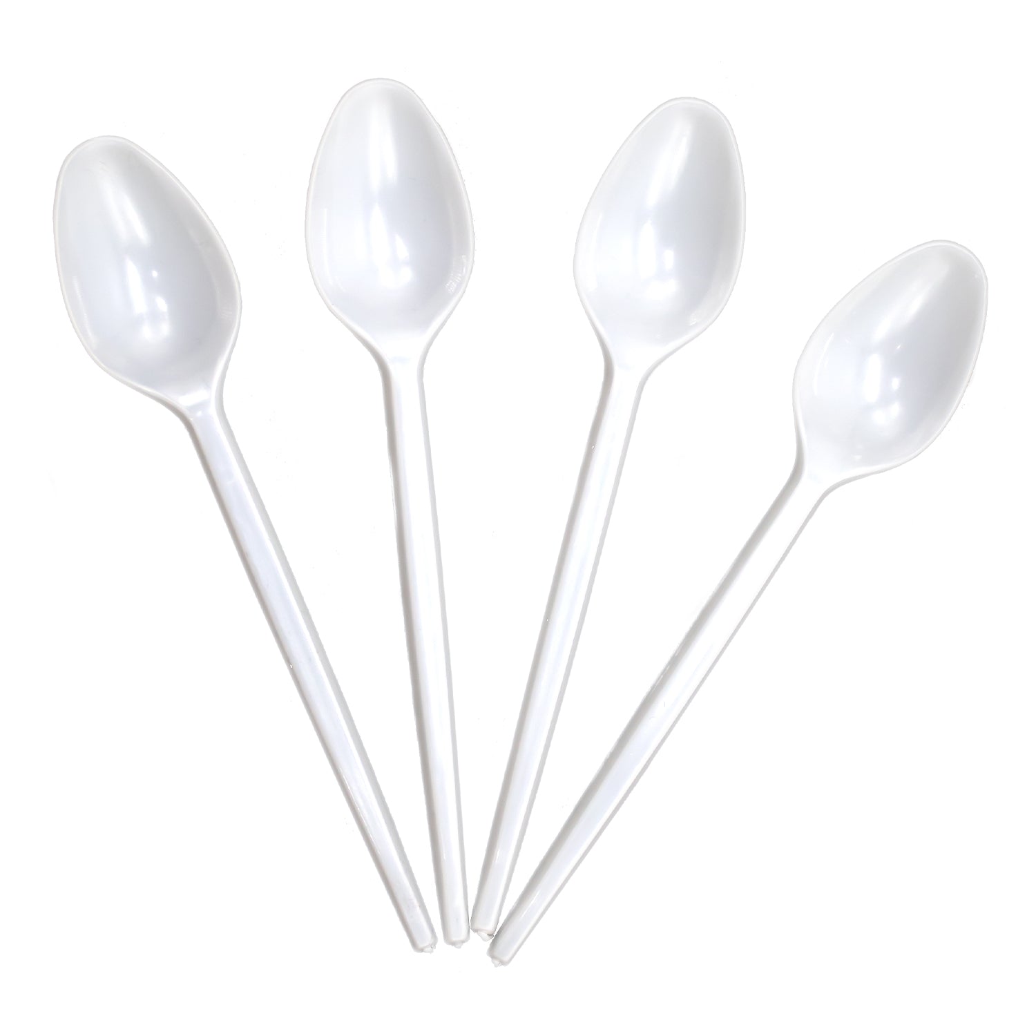 Cuchara Plastica Para Café Blanco X100uni