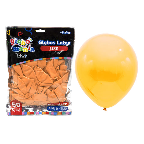 Globo 10 A Naranjo X50uni