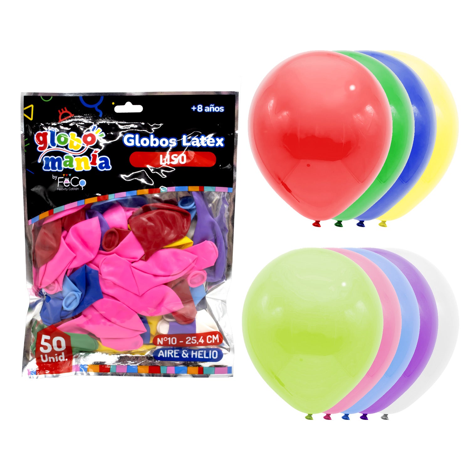 Globo 10 A Surtido X50uni