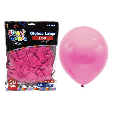 Globo 10 A Fucsia X50uni
