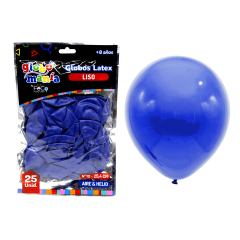 Globo 10 B Azul X25uni