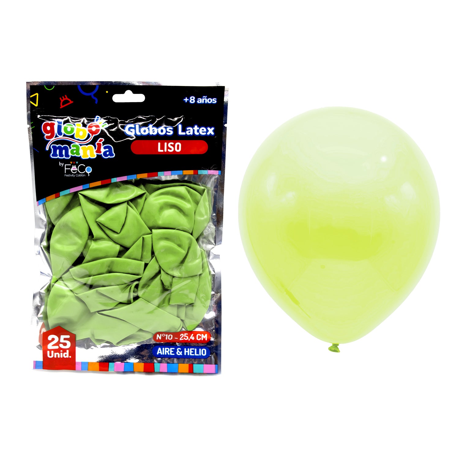 Globo 10 B Verde Lima X25uni