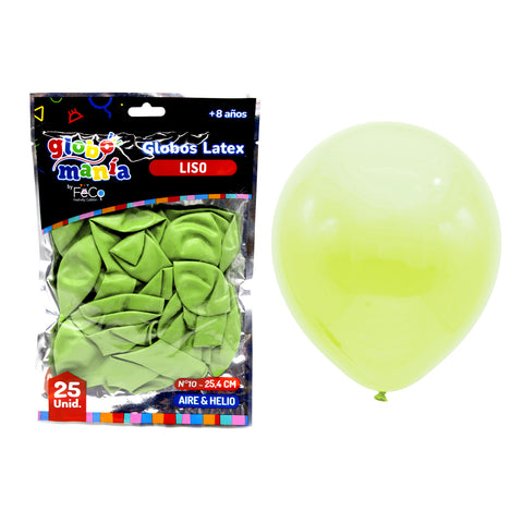 Globo 10 B Verde Lima X25uni