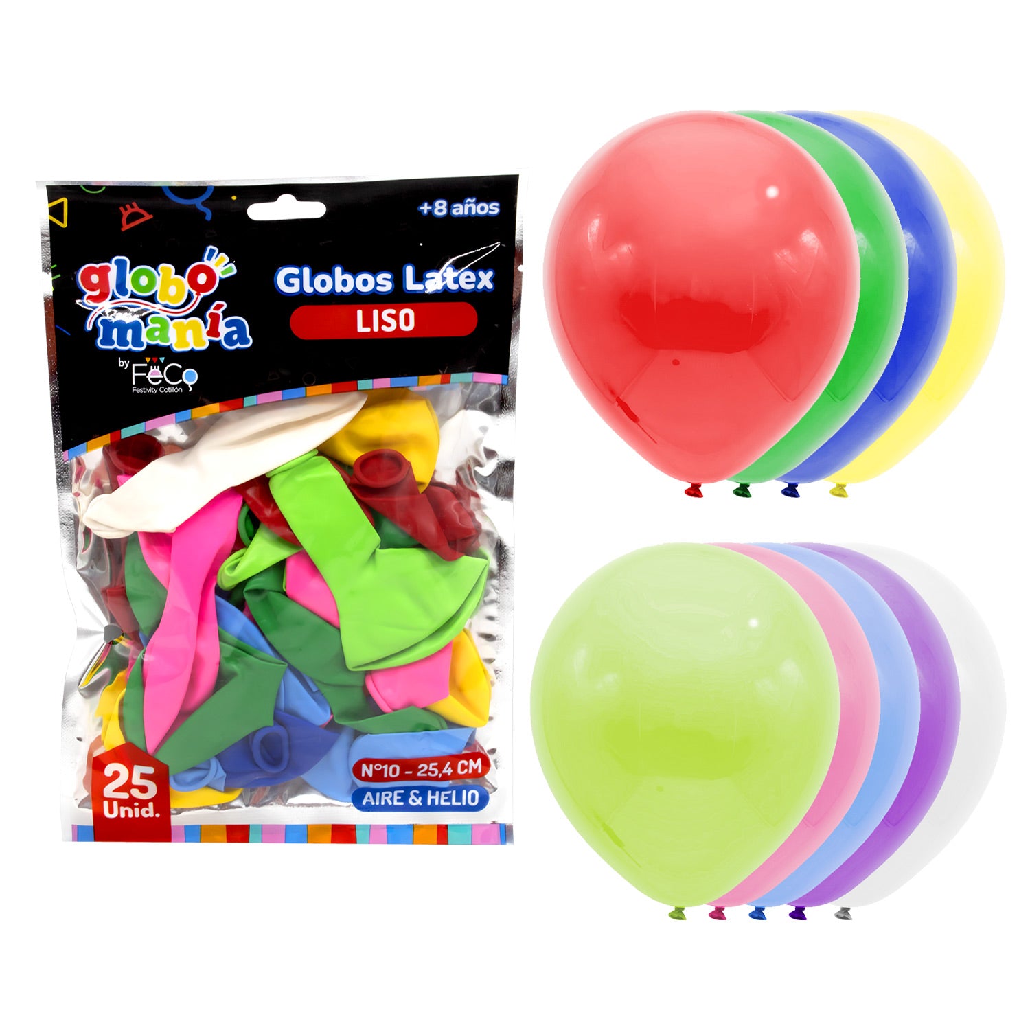 Globo 10 B Surtido X25uni