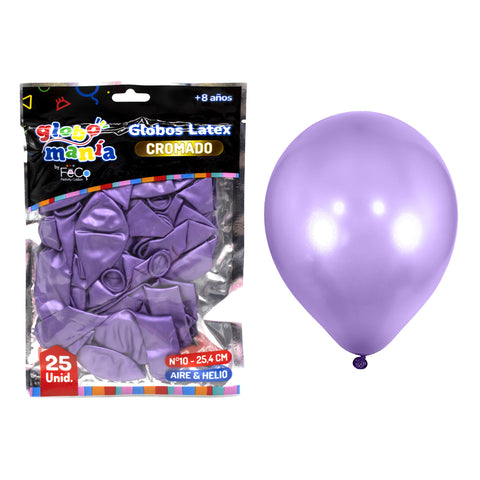 Globo 10 Chrome B Morado X25uni