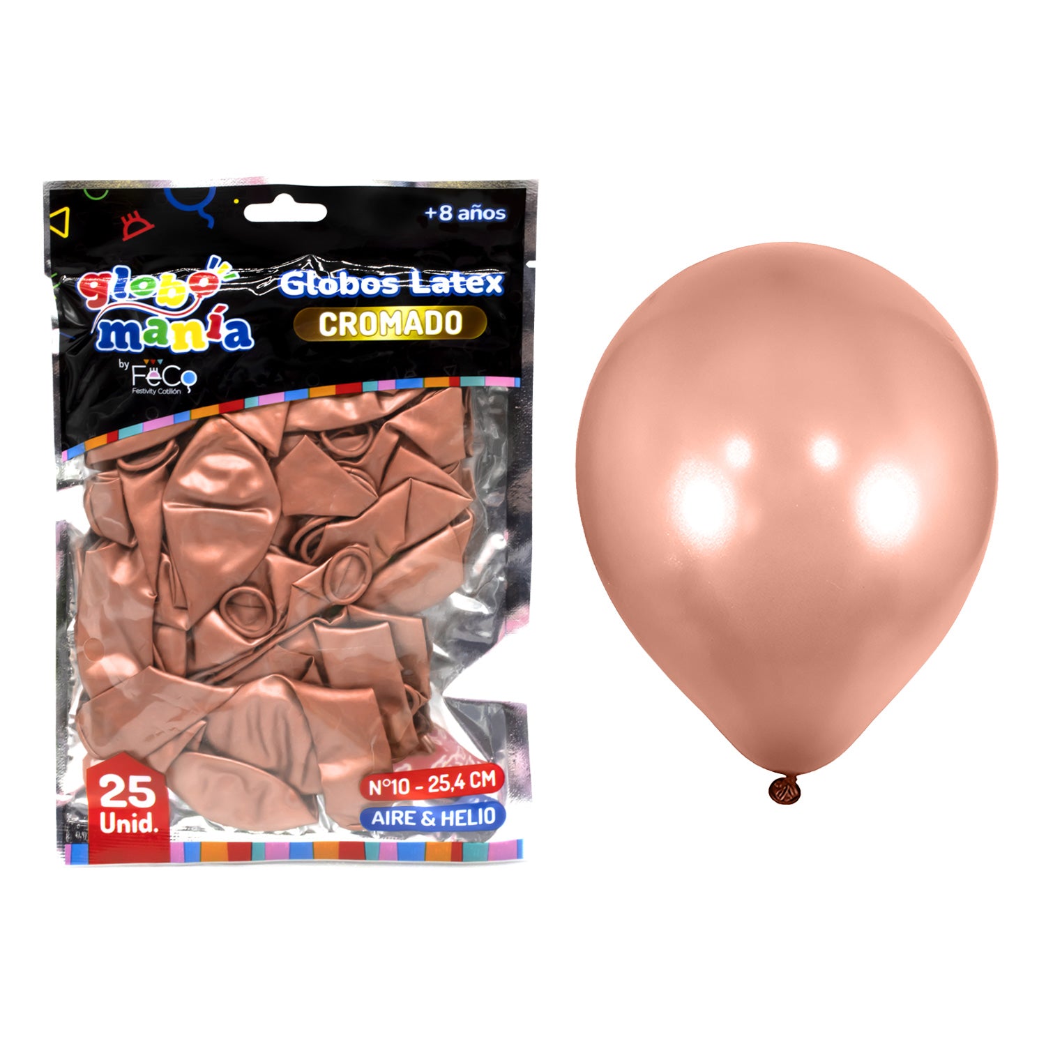 Globo 10 Chrome B Rose Gold X25uni