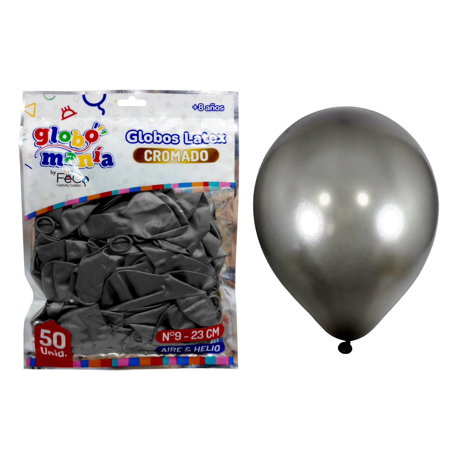 Globo 09 Standard Chrome A Negro X50uni