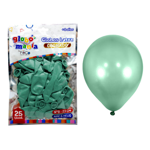Globo 09 Standard Chrome B Verde X25uni
