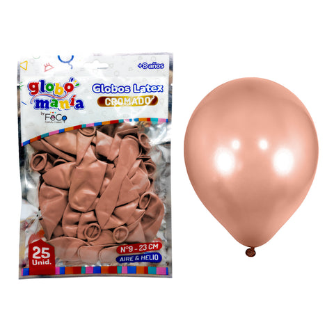 Globo 09 Standard Chrome B Rose Gold X25uni