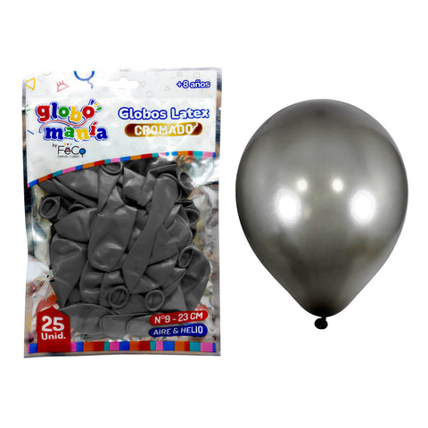 Globo 09 Standard Chrome B Negro X25uni
