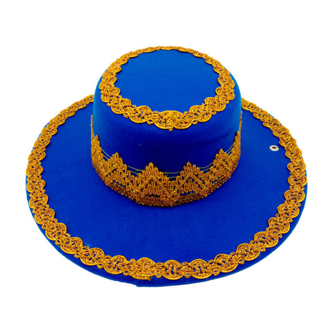 Gorro Caporal Hombre Azul X1uni