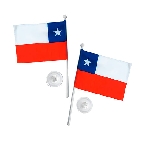 Chupete Bandera Chile / Chile 6X9 X 12 Uní
