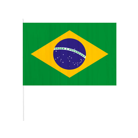 BANDERA BRASIL 60X090 PALITO X1UNI