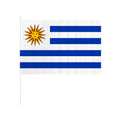 BANDERA URUGUAY 60X90 PALITO X1UNI
