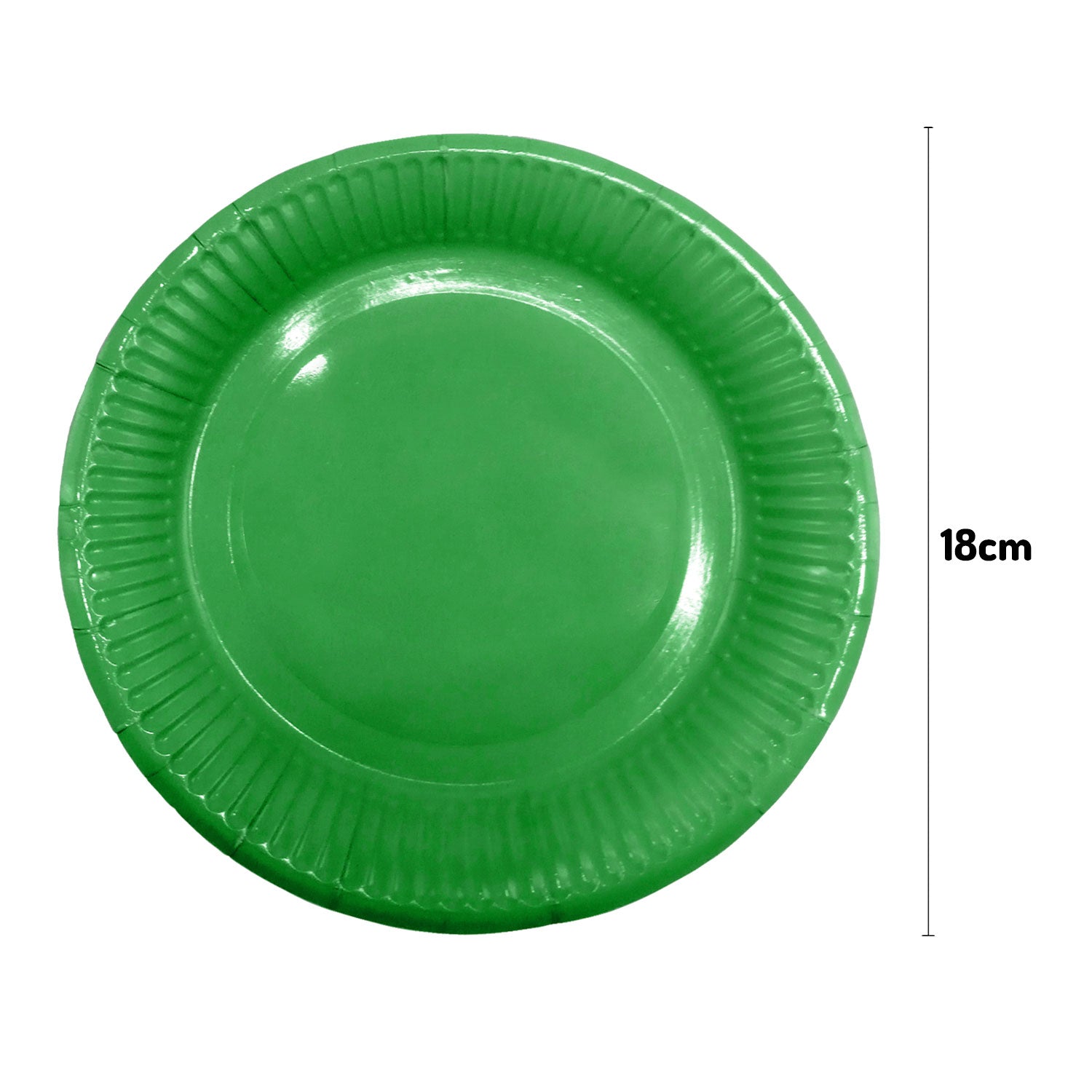Plato 7 Carton Verde X25uni