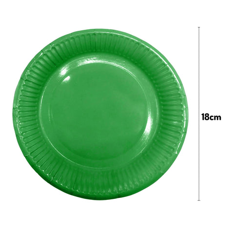 Plato 7 Carton Verde X25uni