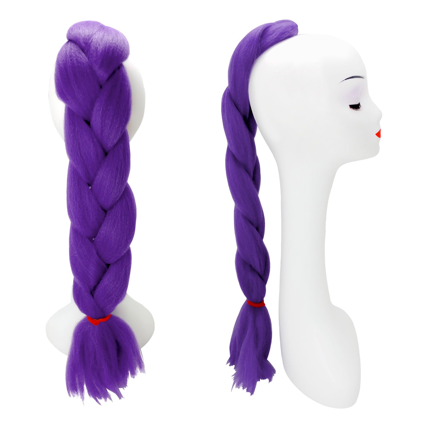 Extension de Pelo Trenzado Lila X1uni