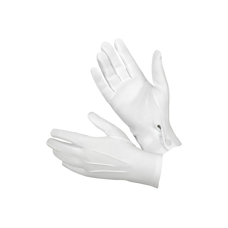 Guantes Blanco Grande Botón X 10 Unidades