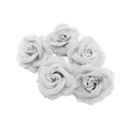 PINCHE ROSA GAMUZA 10.5CM BLANCO X1UNI