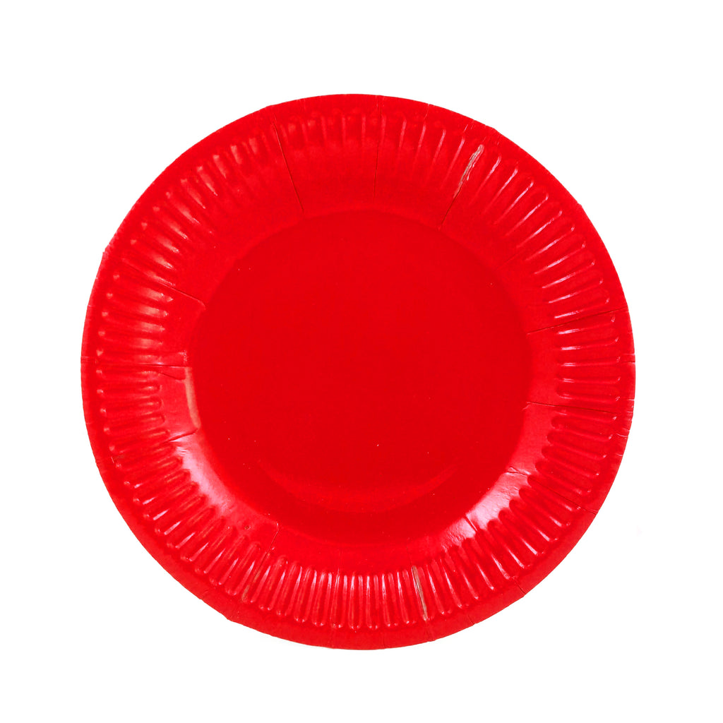 PLATO 7 ROJO CARTON  X10