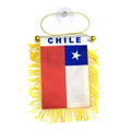 COLGANTE BANDERA CHILE FLECOS DORADOS 8X12 X12UNI