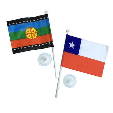 CHUPETE BANDERA CHILE/MAPUCHE 6 X 9 X12 UNI