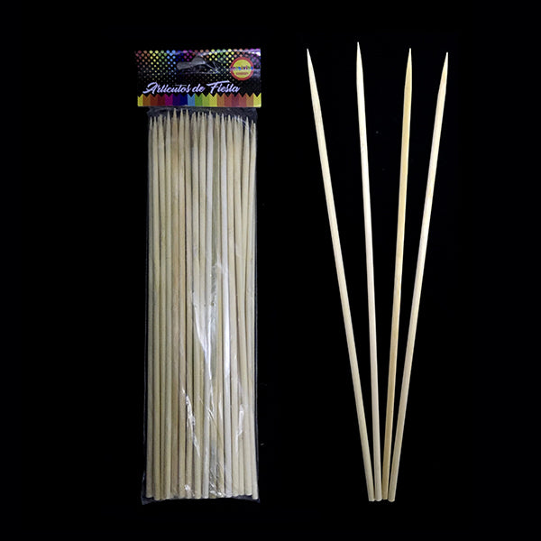 Brochetas Anchas 35cm X50pcs