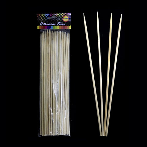 Brochetas Anchas 35cm X50pcs