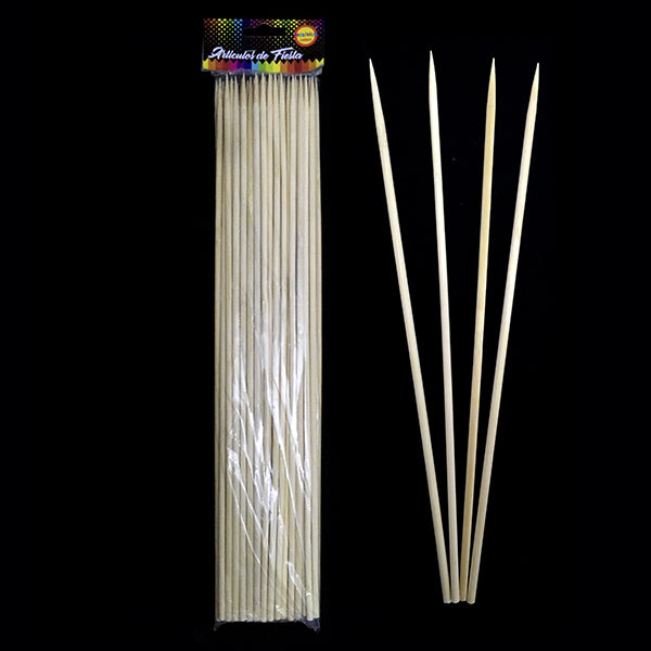 BROCHETAS ANCHAS 40CM X50PCS