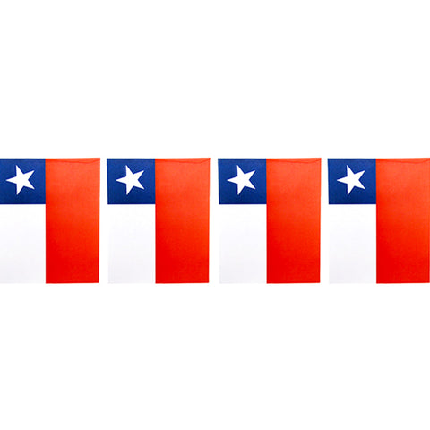 GUIRNALDA BANDERA CHILE PAPEL 10M