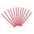 BOMBILLA POLIPAPEL POLKA ROJO X 50 UNI