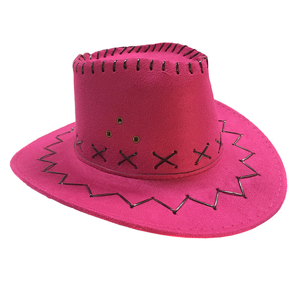 Sombrero Vaquero Niño Fucsia X1uni