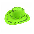 SOMBRERO VAQUERO FLUOR VERDE X1UNI