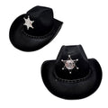 SOMBRERO VAQUERO SHERIF NEGRO X1UNI