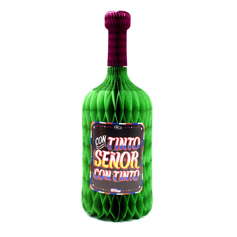 ADORNO 18 A LA CHILENA BOTELLA VINO 24X67 X 1UNI