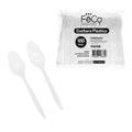 Cuchara Plastico Blanco X100uni