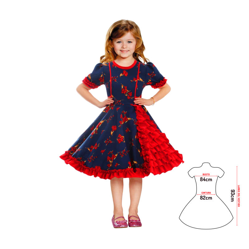 vestido-huasa-chinita-floreado-azulfucsia-ninos