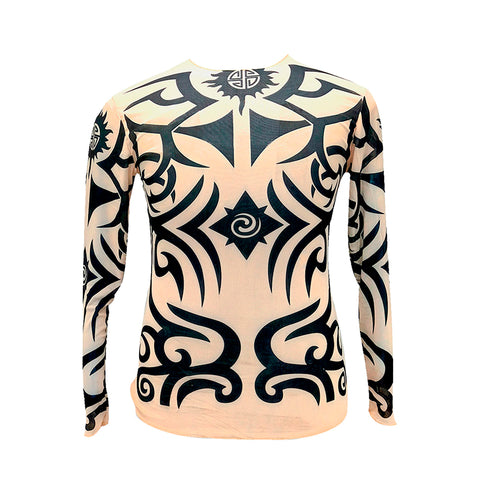 Polera Capa Infantil Tatuaje Falso X1uni