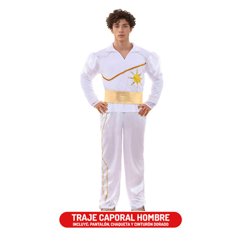 TRAJE CAPORAL HOMBRE BLANCO