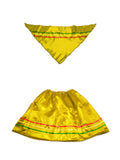 Traje Nortino Mujer Amarillo