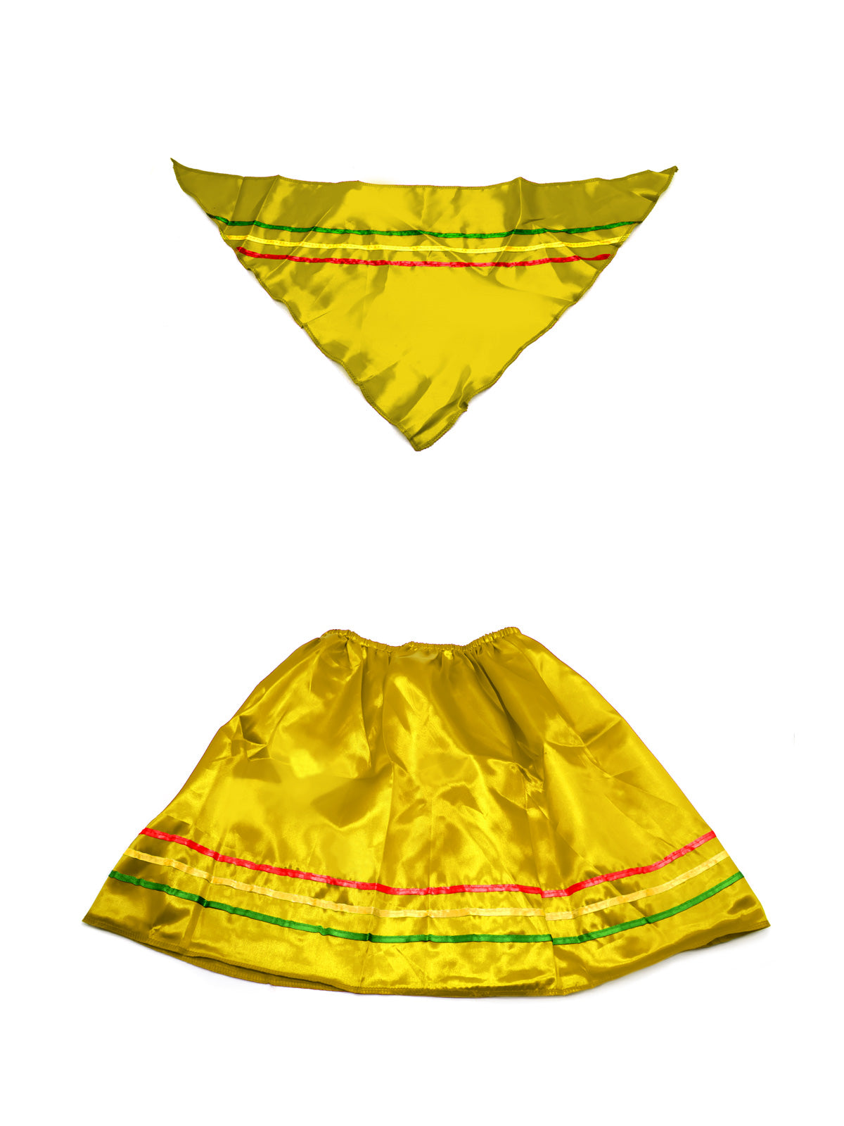 Traje Nortino Mujer Amarillo